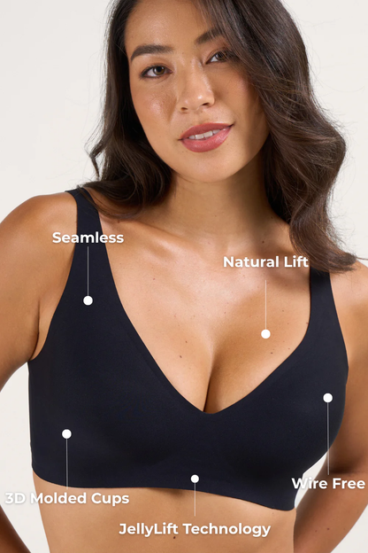 Wireless Comfy Push Up Jelly Bra