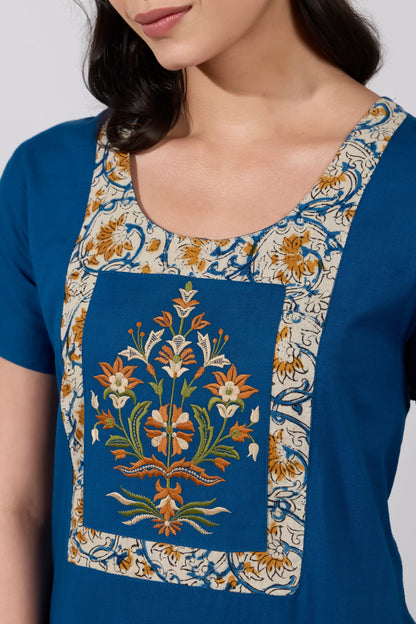 Blue Kalamkari