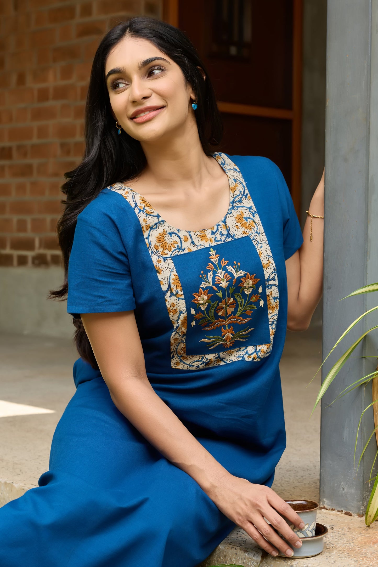 Blue Kalamkari