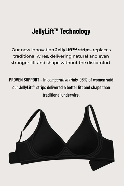 Wireless Comfy Push Up Jelly Bra