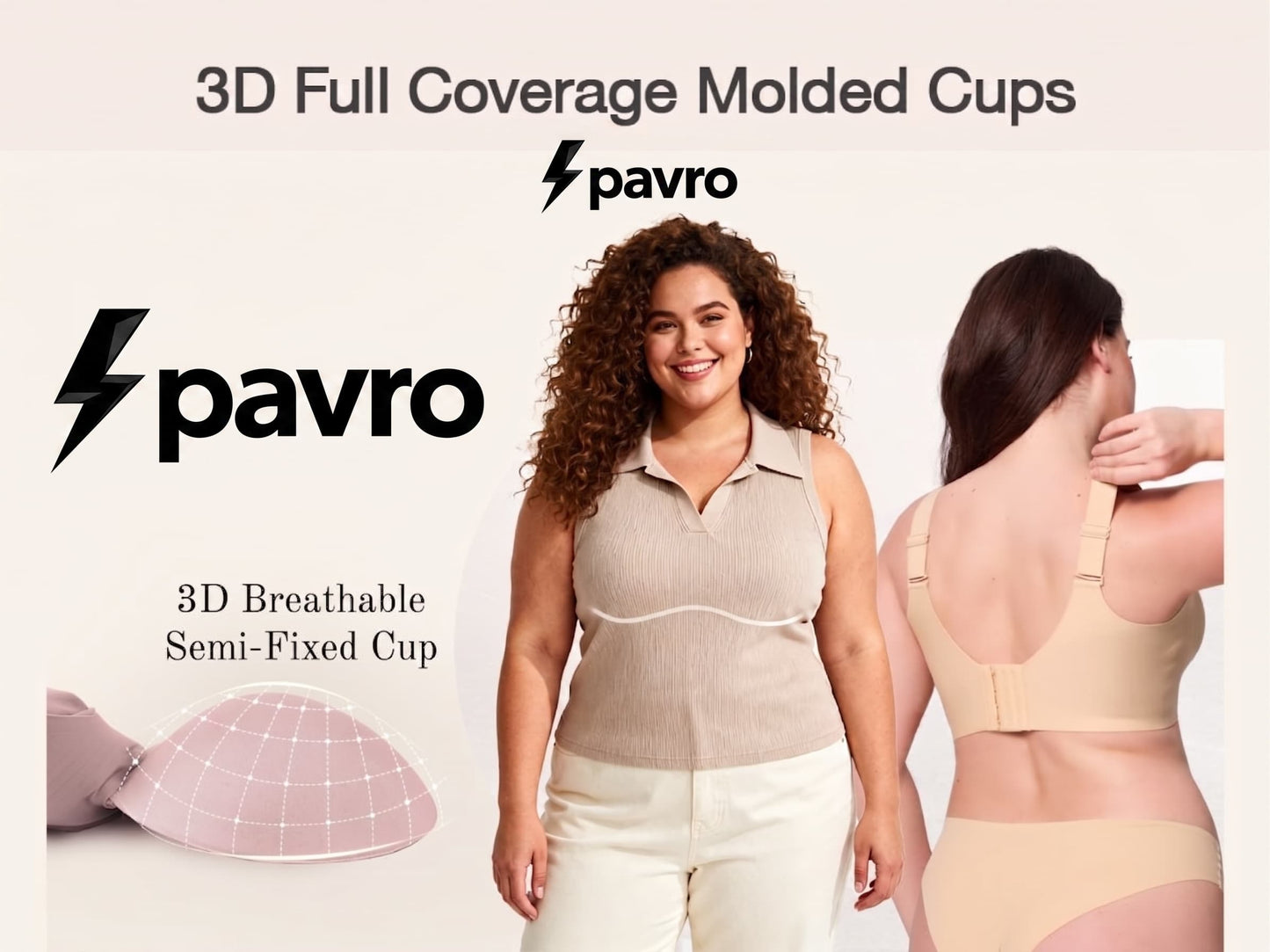 Jelly Wirefree Full Coverage Bra